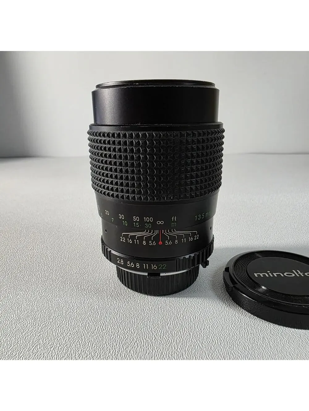 JC Penney Camera Lens MD Minolta Mount 55mm No 206759 1:2.8 f=135mm Coated Optic